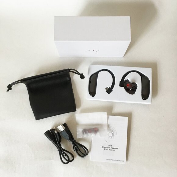Aminy Ufo Bluetooth Headset Wireless Bluetooth Earpiece with Box and Accessories - Picture 4 of 5